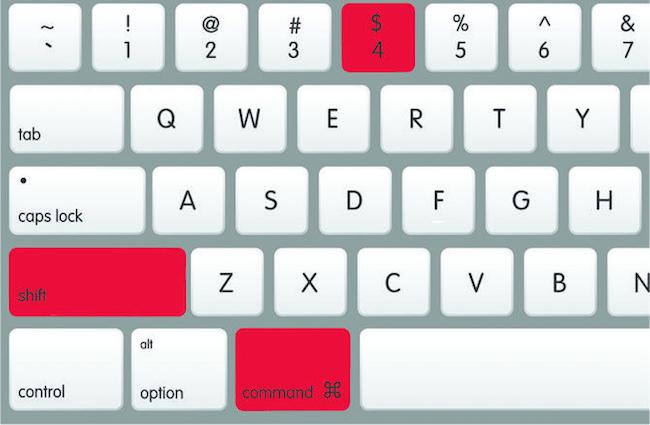 Keyboard shortcut for screenshot on mac